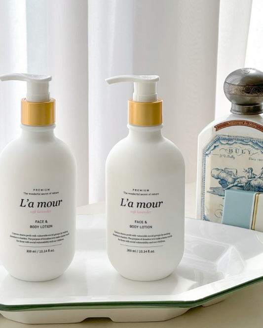 L'AMOUR Face and body lotion