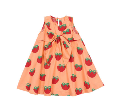 BEBEBEBE Ribbon potato sleeveless dress