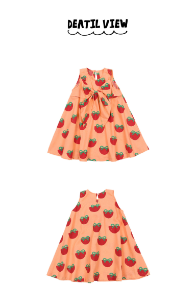 BEBEBEBE Ribbon potato sleeveless dress