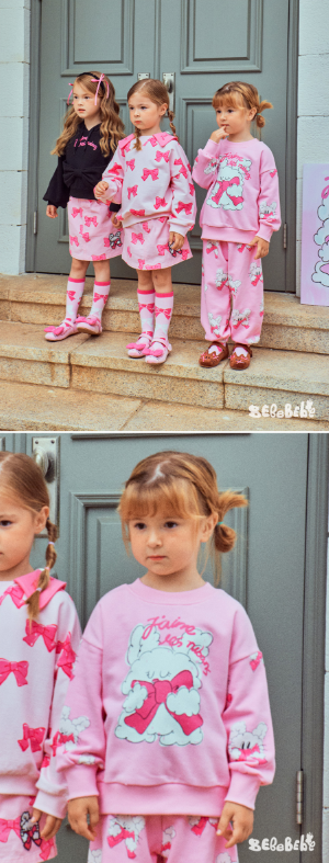 BEBEBEBE FALL Ribbon rabbit training SET (PINK)