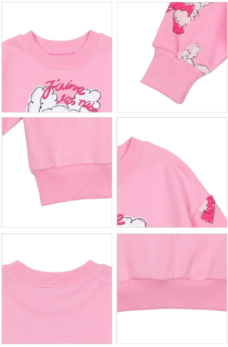 BEBEBEBE FALL Ribbon rabbit training SET (PINK)
