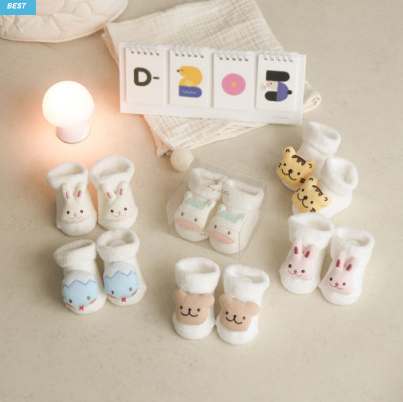 CHEZBEBE Newborn Amigo Baby Socks