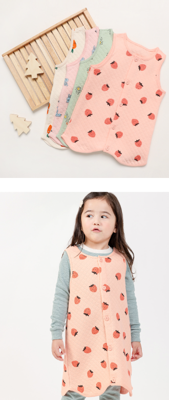 F/W Pre-order Baby-Kids Sleep Sack (STRAWBERRY)