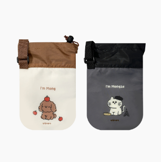 UBMOM Mong & Mongza Insulated water bottle bag