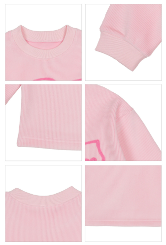 BEBEBEBE WINTER Cherry cat corduroy set