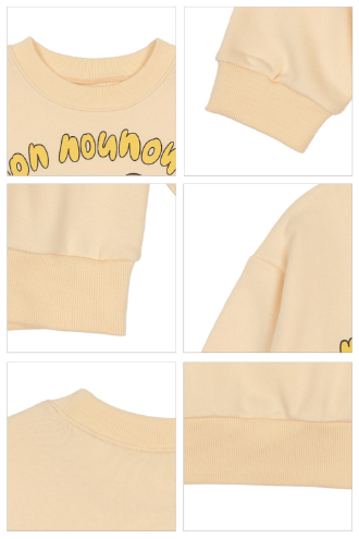 BEBEBEBE WINTER P Teddy bear sweatshirt