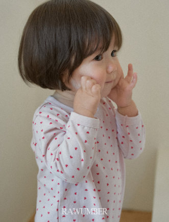 RAWUMBER FALL Heart Kong Babysuit + Bonnet