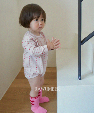 RAWUMBER FALL Heart Kong Babysuit + Bonnet