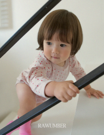 RAWUMBER FALL Heart Kong Babysuit + Bonnet