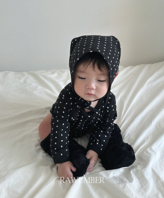 RAWUMBER FALL Heart Kong Babysuit + Bonnet