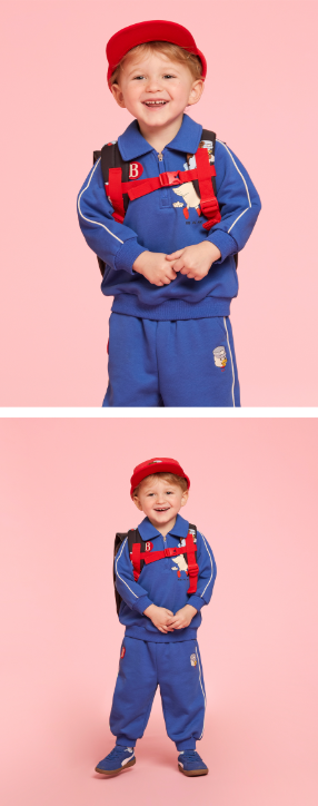 BEBE DE PINO All over teen friends padding backpack