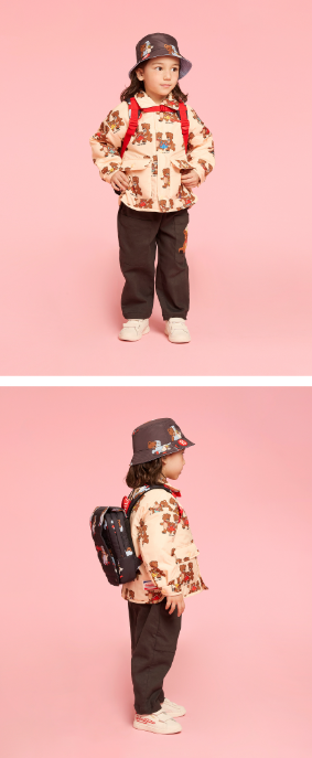 BEBE DE PINO All over teen friends padding backpack