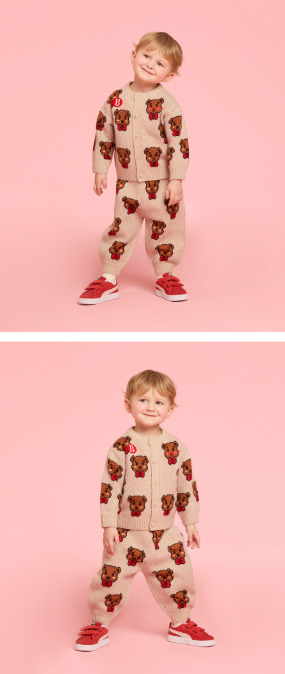 BEBE DE PINO All over jane baby sweater cardigan