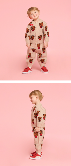 BEBE DE PINO All over jane baby sweater cardigan