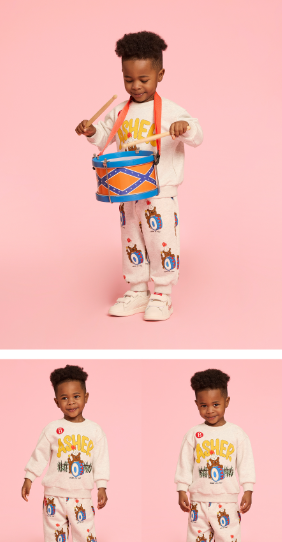BEBE DE PINO 	Drummer baby sweatshirts