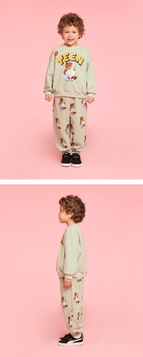 BEBE DE PINO All over teen friends sweatpants