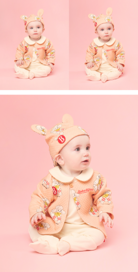 BEBE DE PINO All over jenny newborn overall set