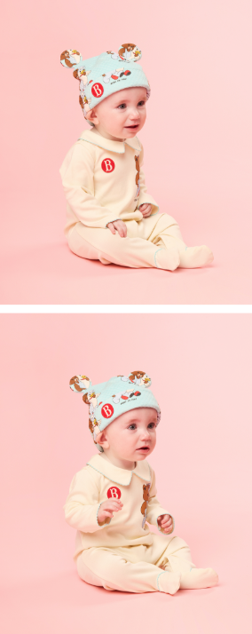 BEBE DE PINO All over teen friends newborn overall set