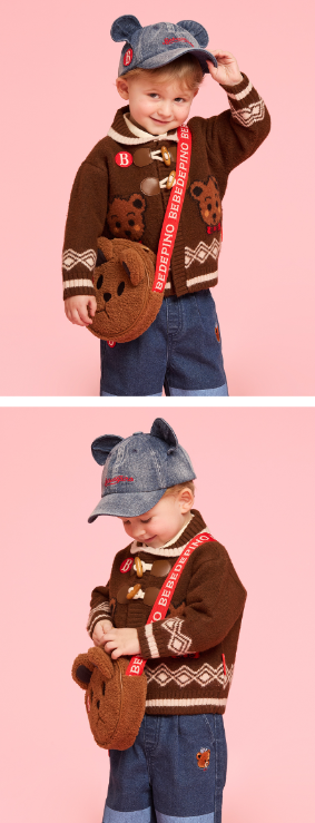 BEBE DE PINO Jane baby nordic cardigan