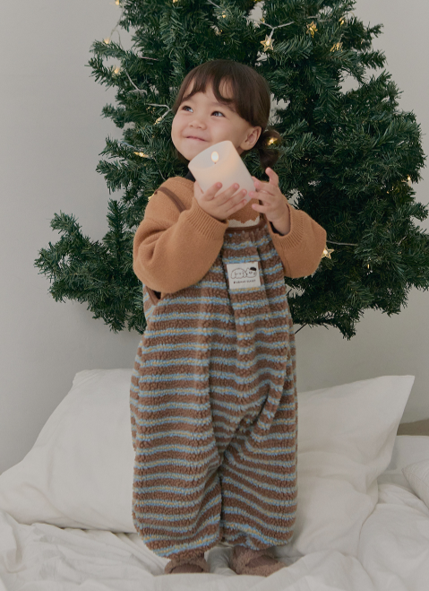 UBMOM FLUFFY OVERALLS