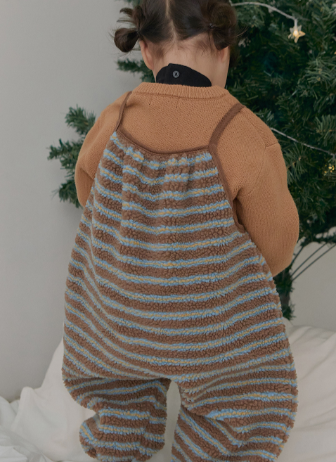 UBMOM FLUFFY OVERALLS