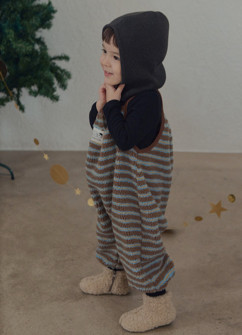 UBMOM FLUFFY OVERALLS