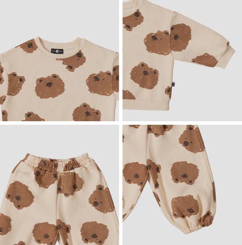 UBMOM VICKY BEAR SWEATSHIRT SET