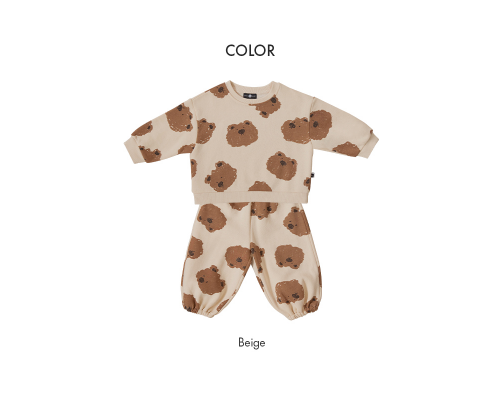 UBMOM VICKY BEAR SWEATSHIRT SET