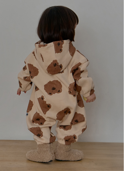 UBMOM VICKY BEAR HOODIE ONE-PIECE