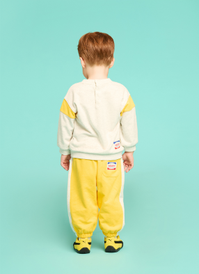 BEBE DE PINO Pony boy baby color block sweatpants