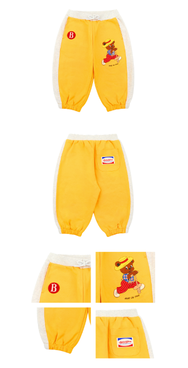BEBE DE PINO Pony boy baby color block sweatpants