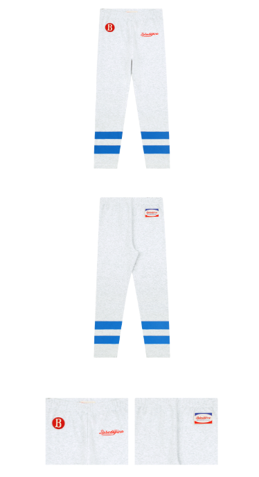 BEBE DE PINO Bebedepino blue tipping leggings