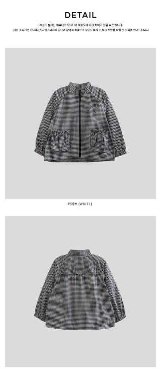 I LOVE J Ribbon windbreaker jacket