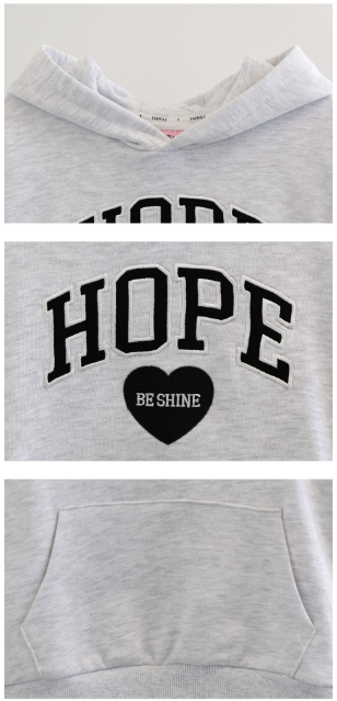 I LOVE J Heart hood top