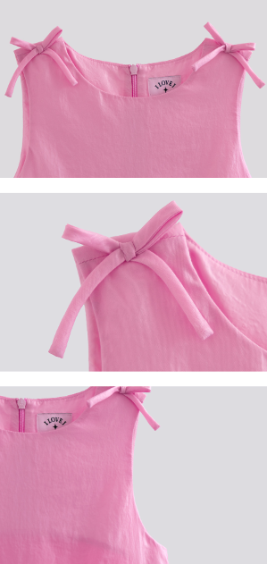 I LOVE J Onave balloon sleeveless dress