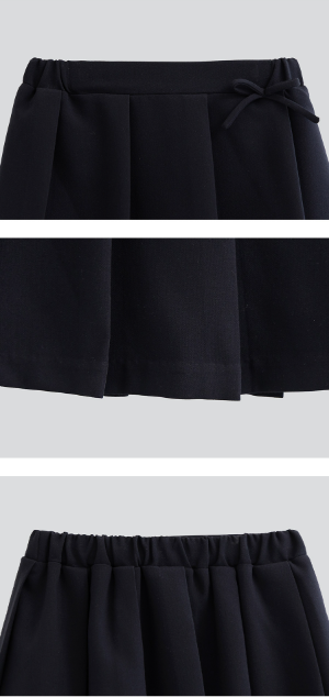 I LOVE J Frean ribbon pleated skirt