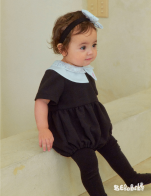 BEBEBEBE BIRTHDAY PRE ORDER Newborn tights (BLACK)