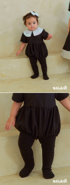 BEBEBEBE BIRTHDAY PRE ORDER Newborn tights (BLACK)