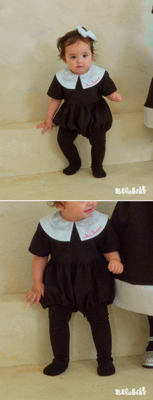 BEBEBEBE BIRTHDAY PRE ORDER Newborn tights (BLACK)