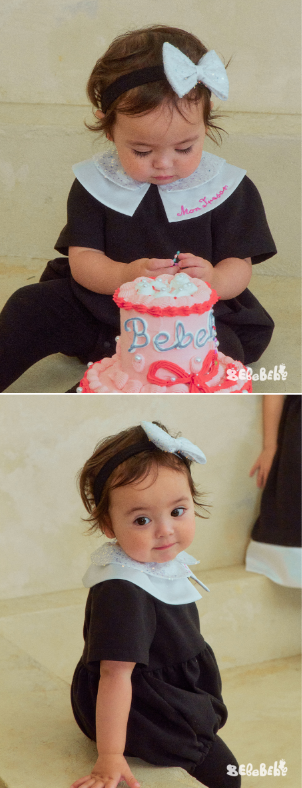 BEBEBEBE BIRTHDAY PRE ORDER Baby sequins bow headband