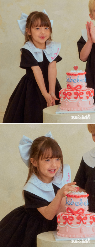 BEBEBEBE BIRTHDAY PRE ORDER Big sequins bow hairpin