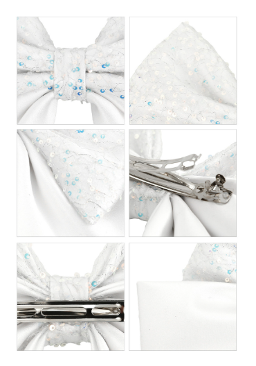 BEBEBEBE BIRTHDAY PRE ORDER Big sequins bow hairpin