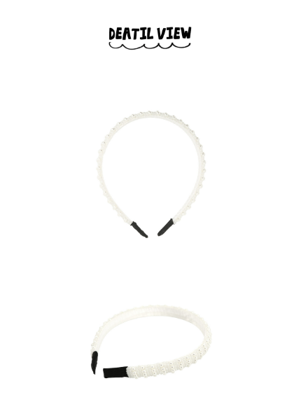 BEBEBEBE BIRTHDAY PRE ORDER Pearl beads headband