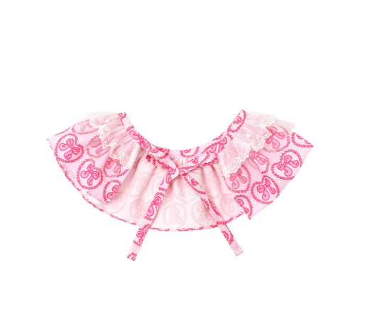 BEBEBEBE BIRTHDAY PRE ORDER Birthday frill neck cape collar (PINK)