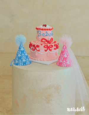 BEBEBEBE BIRTHDAY PRE ORDER Birthday party hat (BLUE)