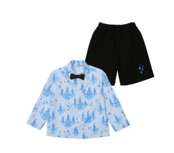 BEBEBEBE BIRTHDAY PRE ORDER Birthday boy shirt SET + bow tie