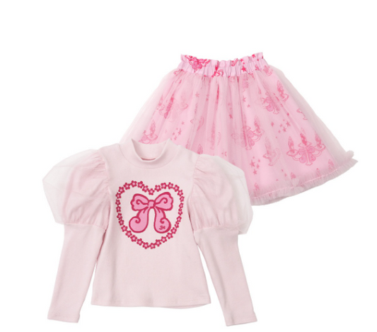 BEBEBEBE BIRTHDAY PRE ORDER Birthday sha skirt SET (PINK)
