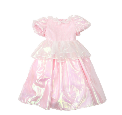 BEBEBEBE BIRTHDAY PRE ORDER Birthday glossy fill puff dress (PINK)