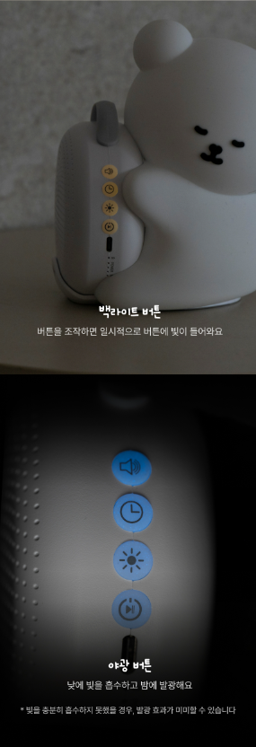 AGUARD baby bear white noise machine