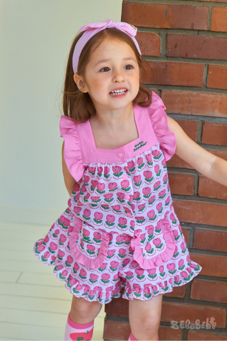 BEBEBEBE check ribbon headband